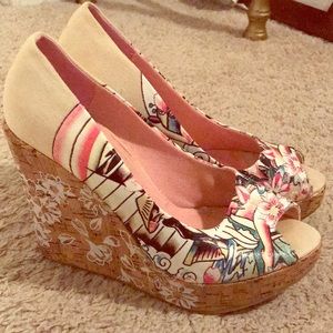 Ed Hardy Espadrilles size 8.